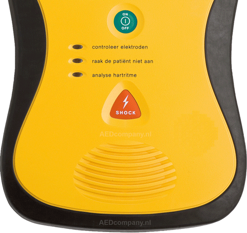 Defibtech Lifeline AED indicator LED lampjes tekst aanbieding