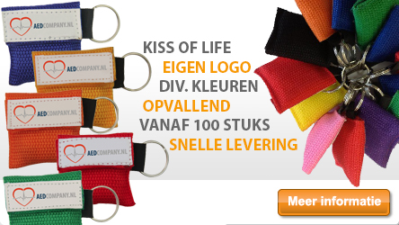 Kiss of Life - Lifekey met uw bedrijfslogo