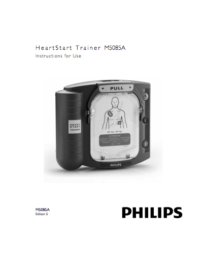 Handleiding Philips HeartStart HS1 trainer M5085A