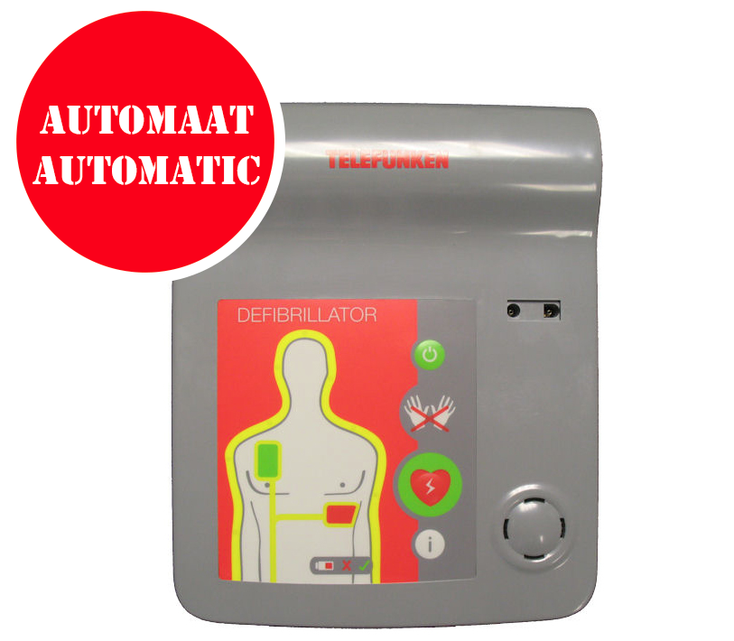 Telefunken AED defibrillator vol-automaat
