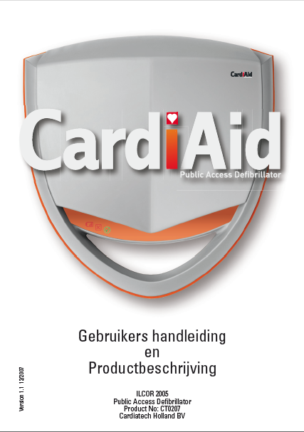 handleiding Cardiaid CT0207 AED