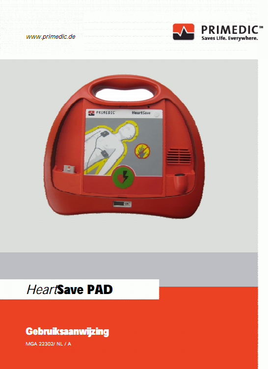 Handleiding Primedic HeartSave PAD AED