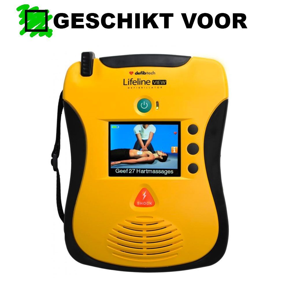 Geschikt voor Defibtech Lifeline VIEW AED 