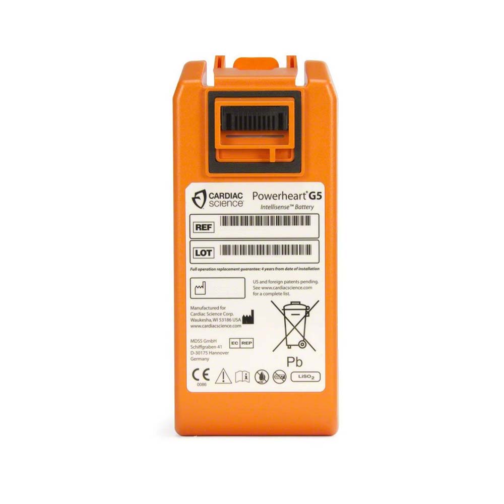 Cardiac Science Powerheart G5 AED Intellisense batterij REF XBTAED001A