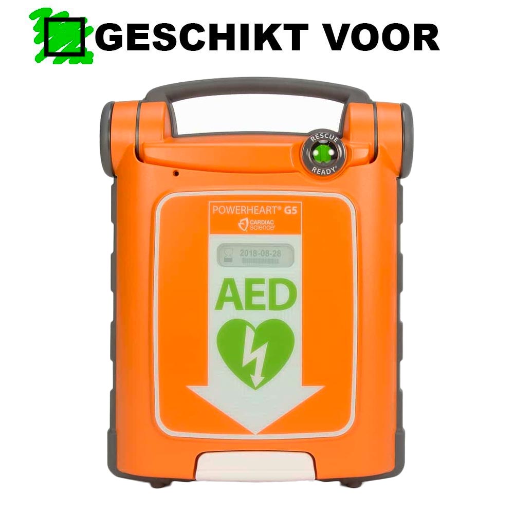 Geschikt voor Cardiac Science Powerheart G5 AED Intellisense batterij REF XBTAED001A