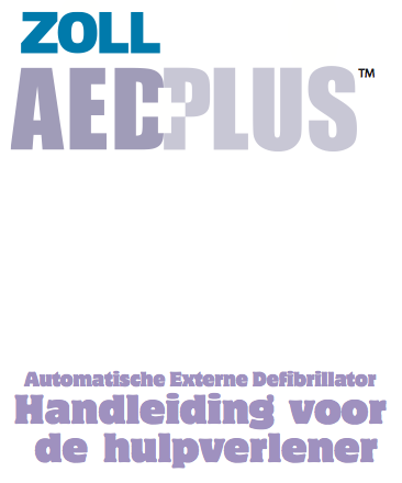ZOLL AED PLUS handleiding voor de hulpverlener