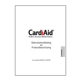 Handleiding CardiAid CT0207RS & CT0207RF AED manual gebruiksaanwijzing