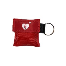 kiss of life sleutelhanger ilcor logo kleur rood