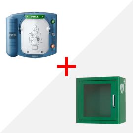 Philips HeartStart HS1 AED inclusief indoor AEDkast