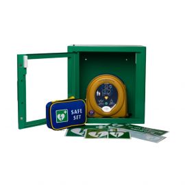 Heartsine Samaritan PAD 350P AED aanbieding met gratis AEDkast indoor