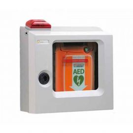 Cardiac Science AED wandkast met akoestisch alarm en stroboscoop