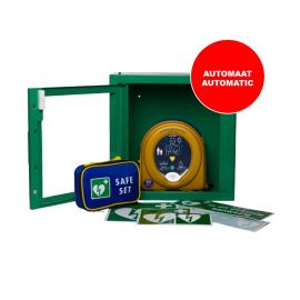 Heartsine Samaritan PAD 360P AED vol-automaat aanbieding met gratis AEDkast indoor