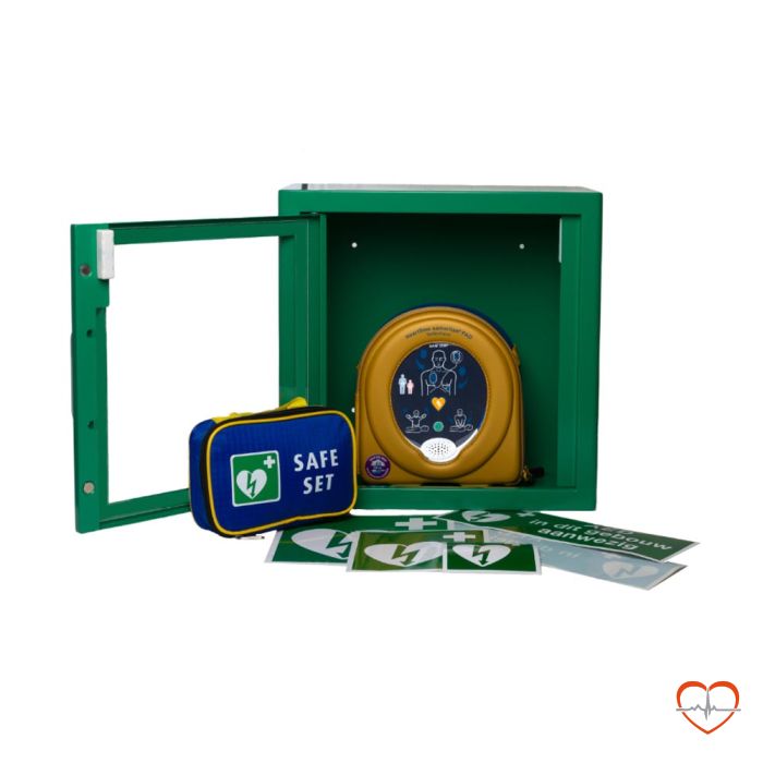 Heartsine Samaritan PAD 350P AED aanbieding met gratis AEDkast indoor Heartsine Samaritan PAD 350P AED aanbieding met gratis AEDkast indoor