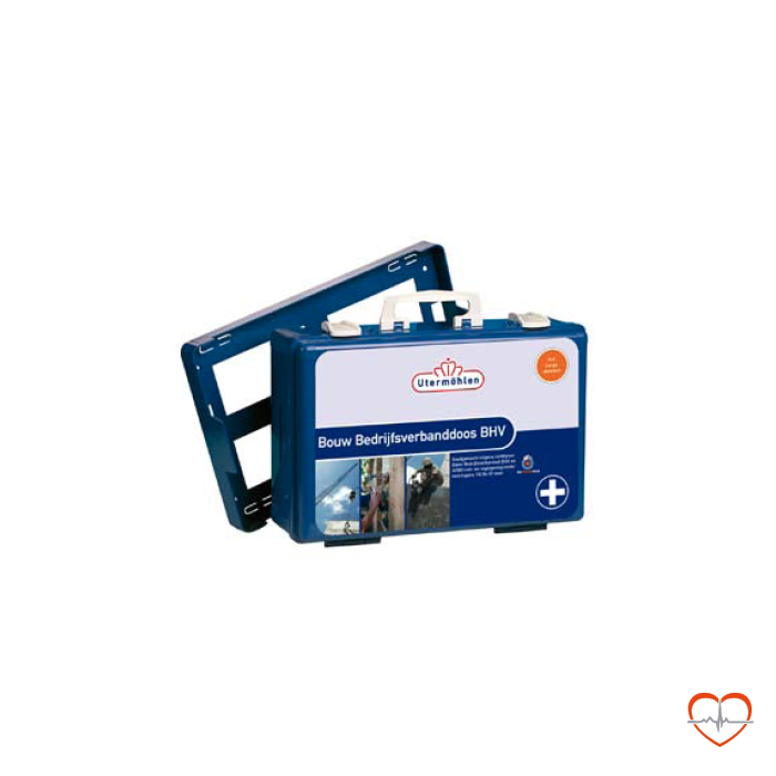 Bouw Bedrijfsverbanddoos BHV met wandhouder