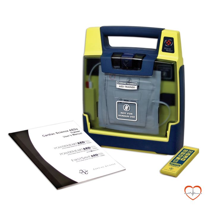 Cardiac Science Powerheart G3 trainer wordt geleverd inclusief afstandsbediening Cardiac Science Powerheart G3 trainer wordt geleverd inclusief afstandsbediening