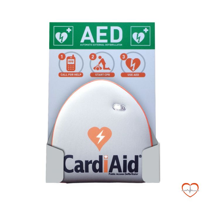 CardiAid wandbeugel en Informatiebord CardiAid wandbeugel en Informatiebord
