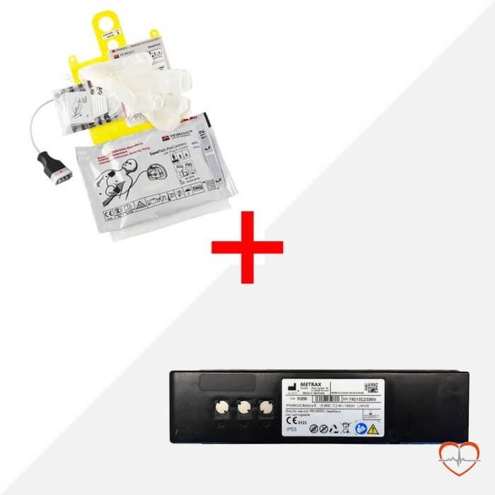 Combideal Primedic HeartSave AED batterij HeartSave elektroden - Savepads Combideal Primedic HeartSave AED batterij HeartSave elektroden - Savepads