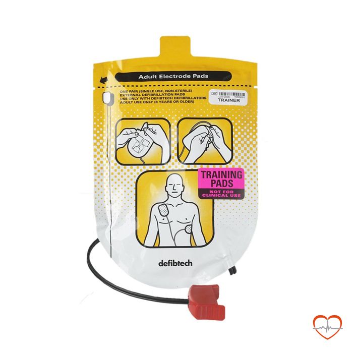 Defibtech Lifeline AED trainings elektroden DDP-101TR Defibtech Lifeline AED trainings elektroden DDP-101TR