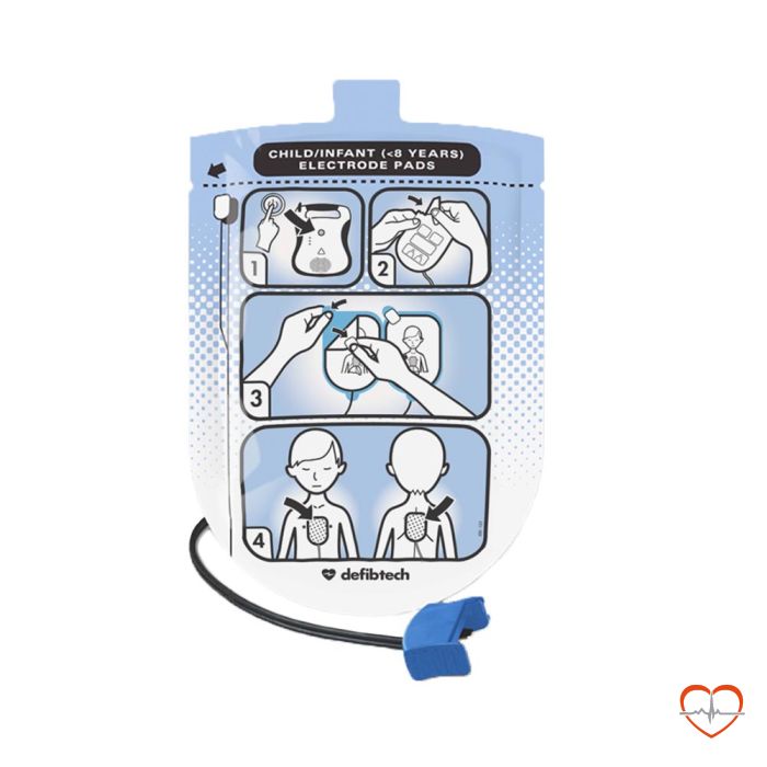 Defibtech Lifeline kinder-elektroden pads DDP-200 Defibtech Lifeline kinder-elektroden pads DDP-200