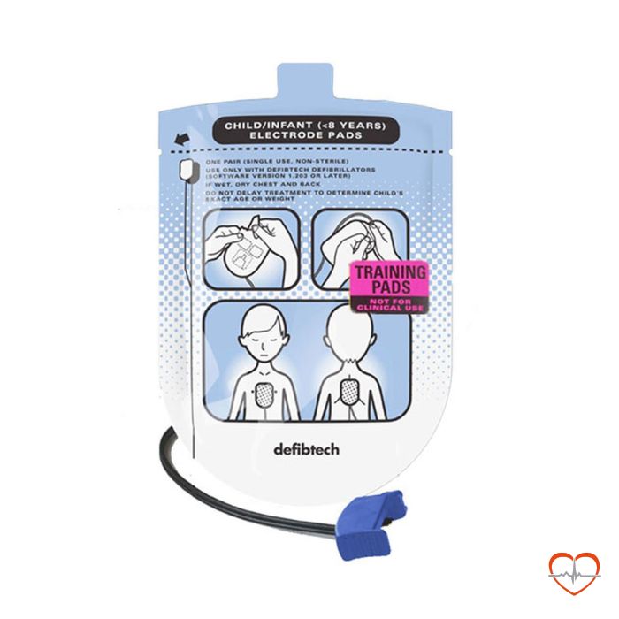Defibtech Lifeline trainer elektroden kinderen DDP-201TR Defibtech Lifeline trainer elektroden kinderen DDP-201TR