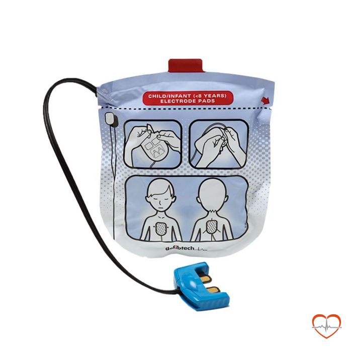 Defibtech Lifeline VIEW kinder elektroden DDP-2002  Defibtech Lifeline VIEW kinder elektroden DDP-2002