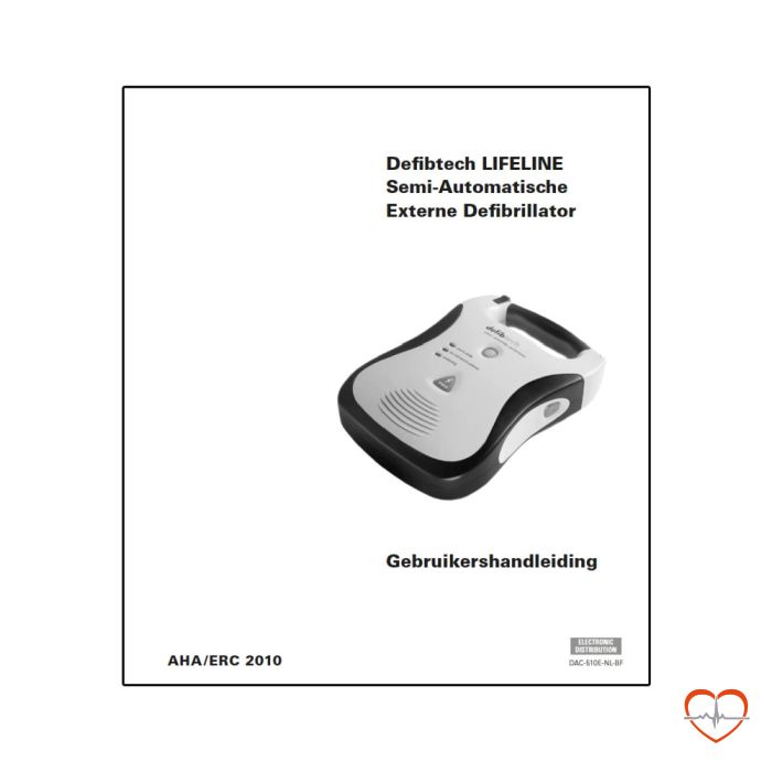 Handleiding Defibtech Lifeline Semi-Automatische AED gebruikershandleiding manual ddu-100 Handleiding Defibtech Lifeline Semi-Automatische AED gebruikershandleiding manual ddu-100