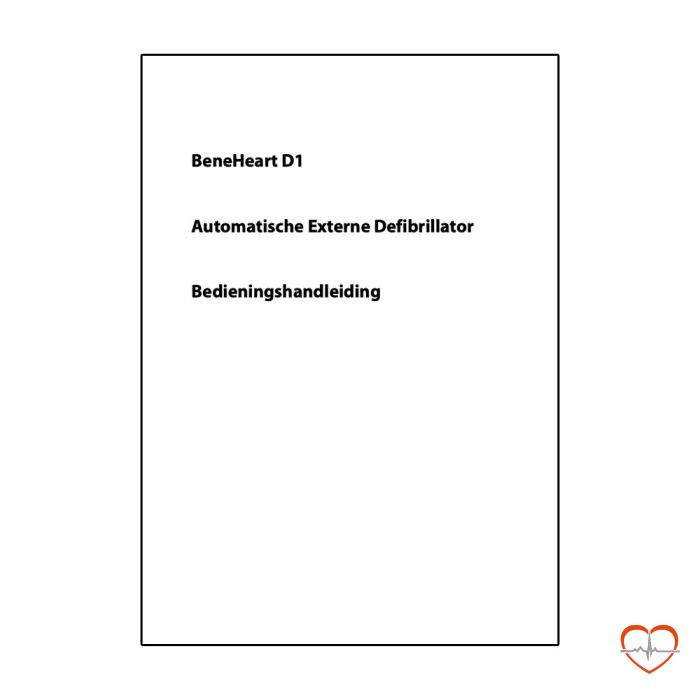 Handleiding MINDRAY BeneHeart D1 AED DOWNLOAD