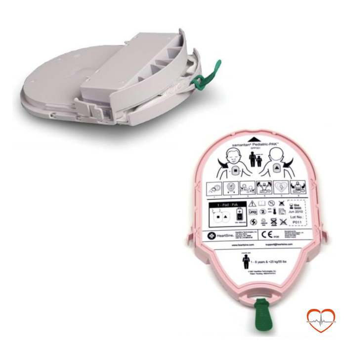 HeartSine Samaritan Pad-Pak combinatiepakket (kinder-elektroden en volwassen-elektroden) HeartSine Samaritan Pad-Pak combinatiepakket (kinder-elektroden en volwassen-elektroden)