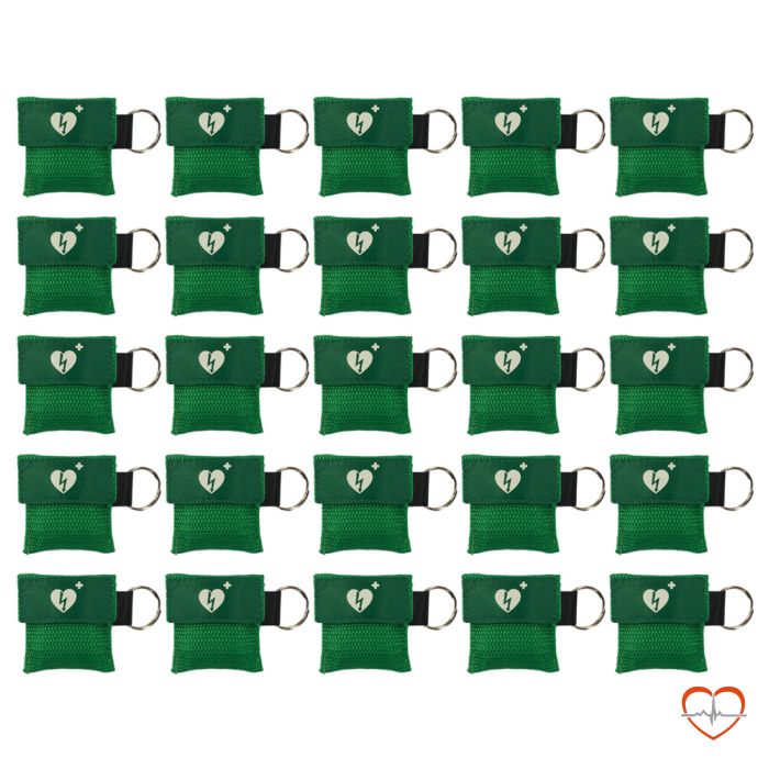 kiss of life sleutelhanger ilcor aed logo kleur groen 25 stuks
 kiss of life sleutelhanger ilcor aed logo kleur groen 25 stuks