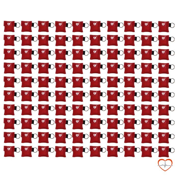 kiss of life sleutelhanger beademingsmasker ilcor aed logo rood 100 stuks kiss of life sleutelhanger beademingsmasker ilcor aed logo rood 100 stuks