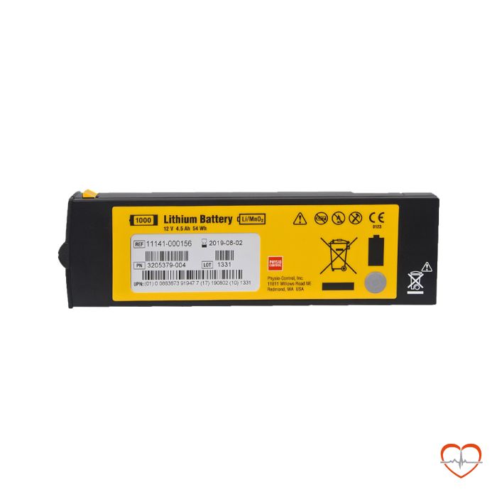 Physio Control LIFEPAK 1000 batterij accu 11141-000156 Medtronic voorkant