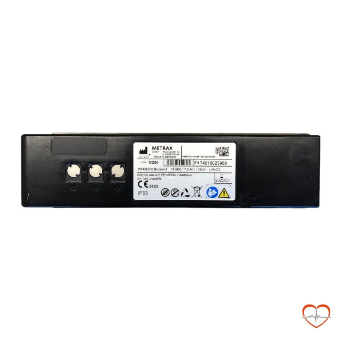 Primedic batterie 6 METRAX 15 vdc 7,2 Ah 108Wh LiMnO2 Primedic batterie 6 METRAX 15 vdc 7,2 Ah 108Wh LiMnO2