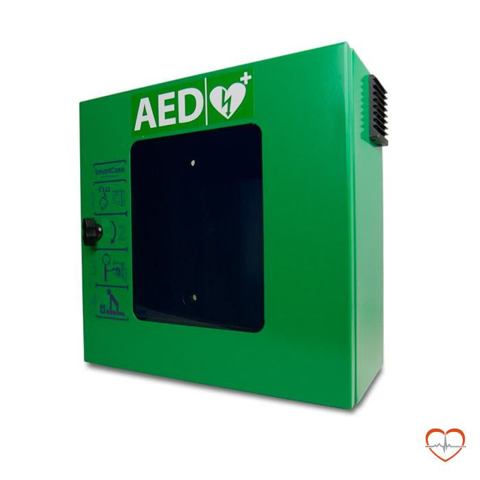 SmartCase SC1230 AED buitenkast verwarmd, alarm, verlichting & ventilator RVS Sixcase SmartCase SC1230 AED buitenkast verwarmd, alarm, verlichting & ventilator RVS Sixcase