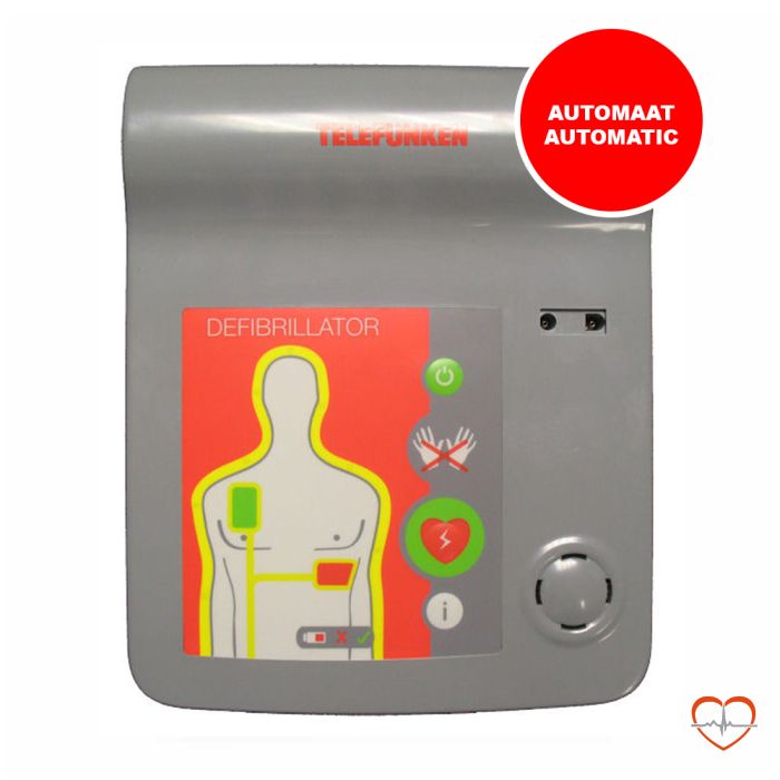 Telefunken HR1 vol-automaat AED defibrillator Defiteq Telefunken HR1 vol-automaat AED defibrillator Defiteq
