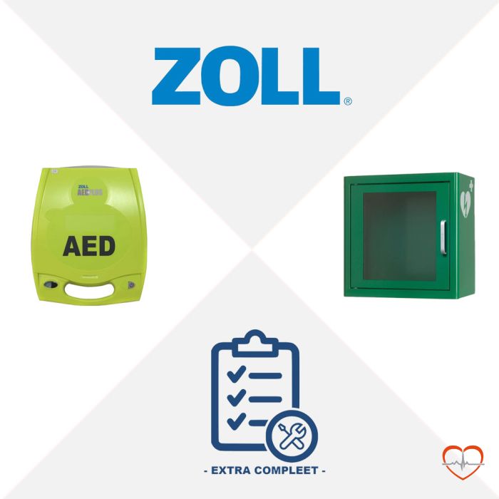 ZOLL AED PLUS inculief AEDkast en servicecontract ZOLL AED PLUS inculief AEDkast en servicecontract