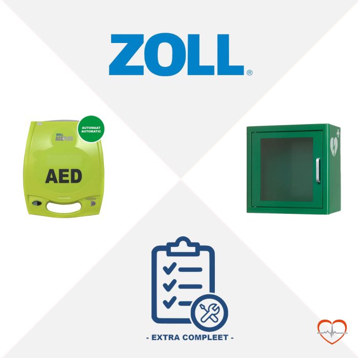 ZOLL AED PLUS volautomaat m inclusief AEDkast en Service contract ZOLL AED PLUS volautomaat m inclusief AEDkast en Service contract