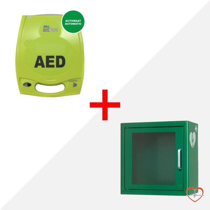 ZOLL AED PLUS volautomaat inclusief universele AEDkast