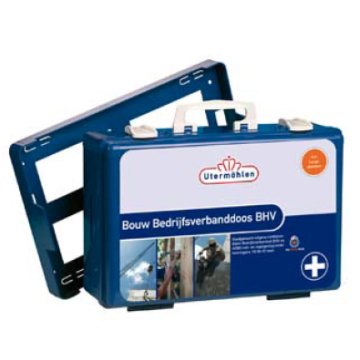 Bouw Bedrijfsverbanddoos BHV met wandhouder
