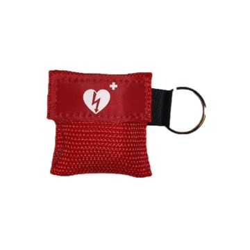 kiss of life sleutelhanger ilcor logo kleur rood