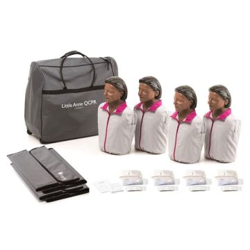 Laerdal Little Anne QCPR 4-pack 124-03050 donker