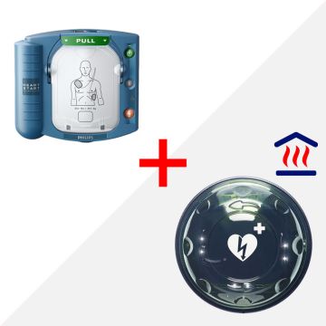 Philips HeartStart HS1 AED & Buiten kast