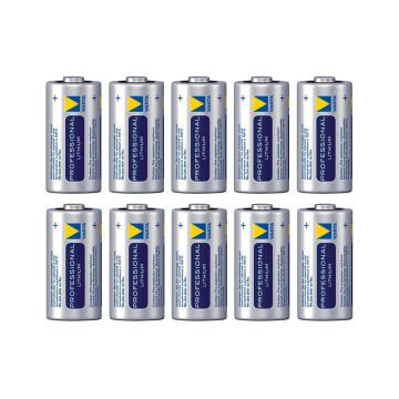 ZOLL AED PLUS VARTA CR123A lithium batterijen 3v REF 8000-0807-01 10 PACK.
