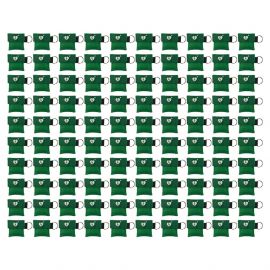 kiss of life sleutelhanger beademingsmasker ilcor aed logo groen 100 stuks