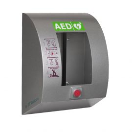 Sixcase SC1430P POLAR zijaanzicht aed buitenkast outdoor verwarming alarm verlichting -25°C RVS