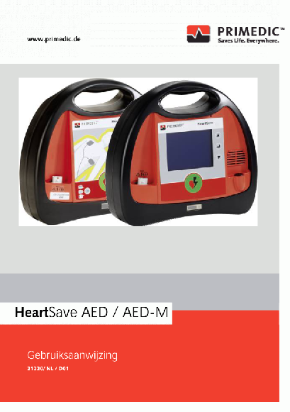 Handleiding Primedic HeartSave AED