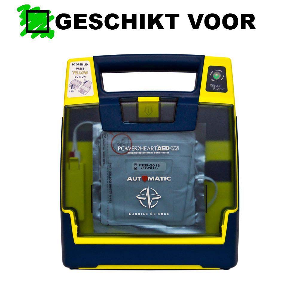 Geschikt voor Cardiac Science Powerheart G3 batterij REF 9146-302