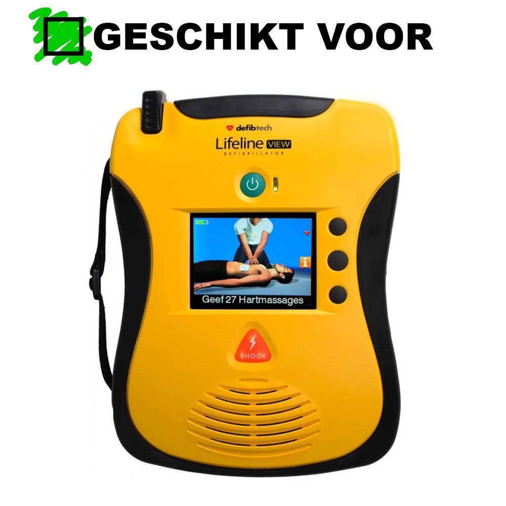 Geschikt voor Defibtech Lifeline VIEW AED DDU-2300