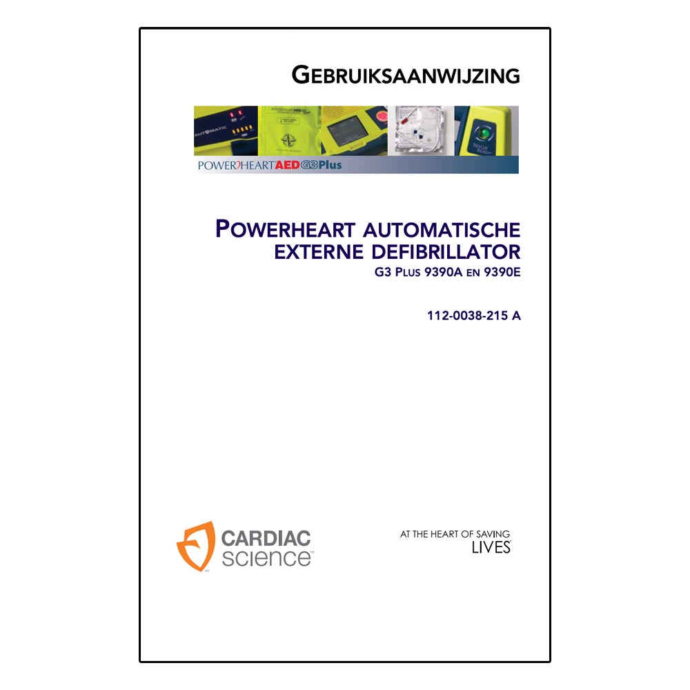 Handleiding Cardiac Science Powerheart G3 AED
