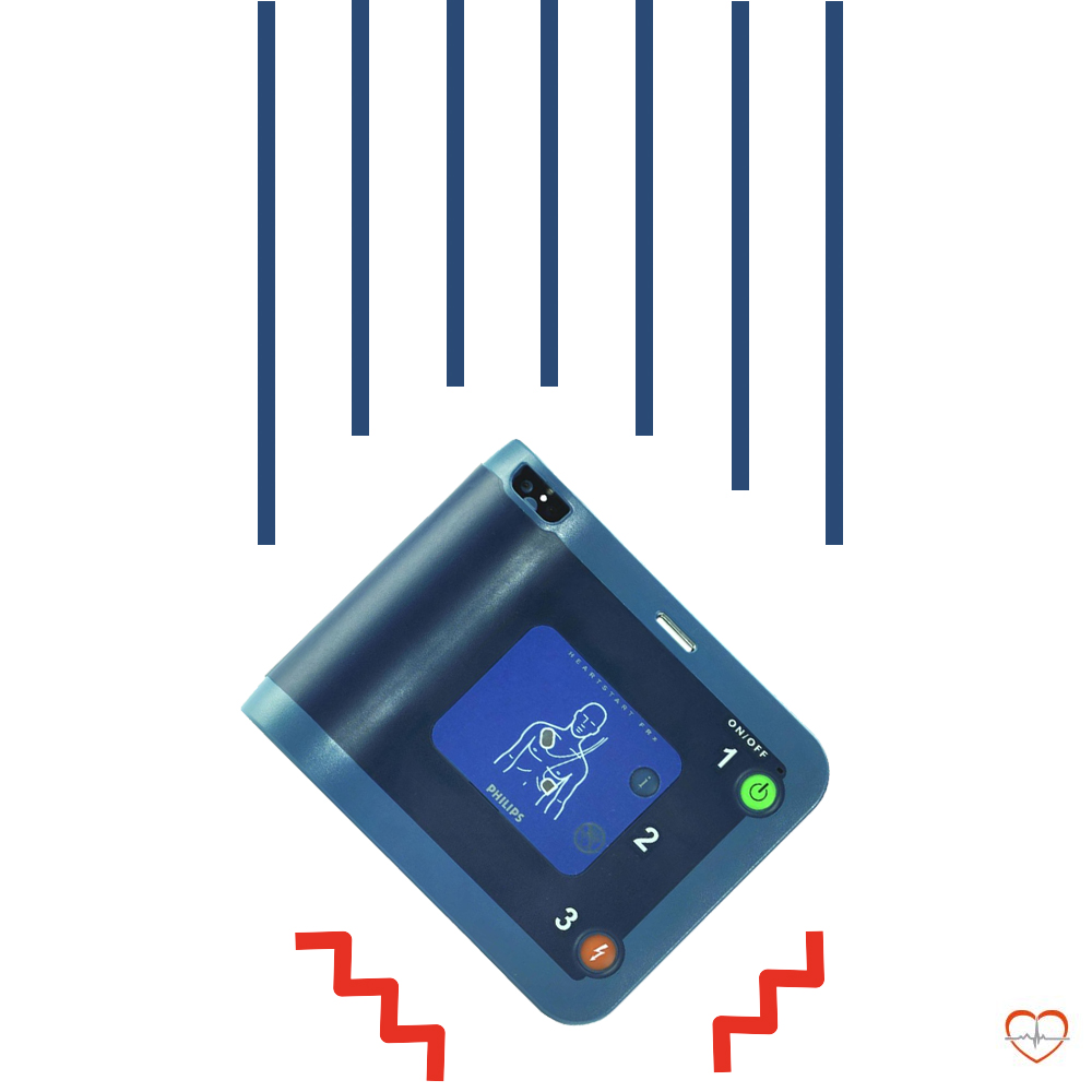 Philips HeartStart FRx AED REF 861304ABH robuust valbestendig
