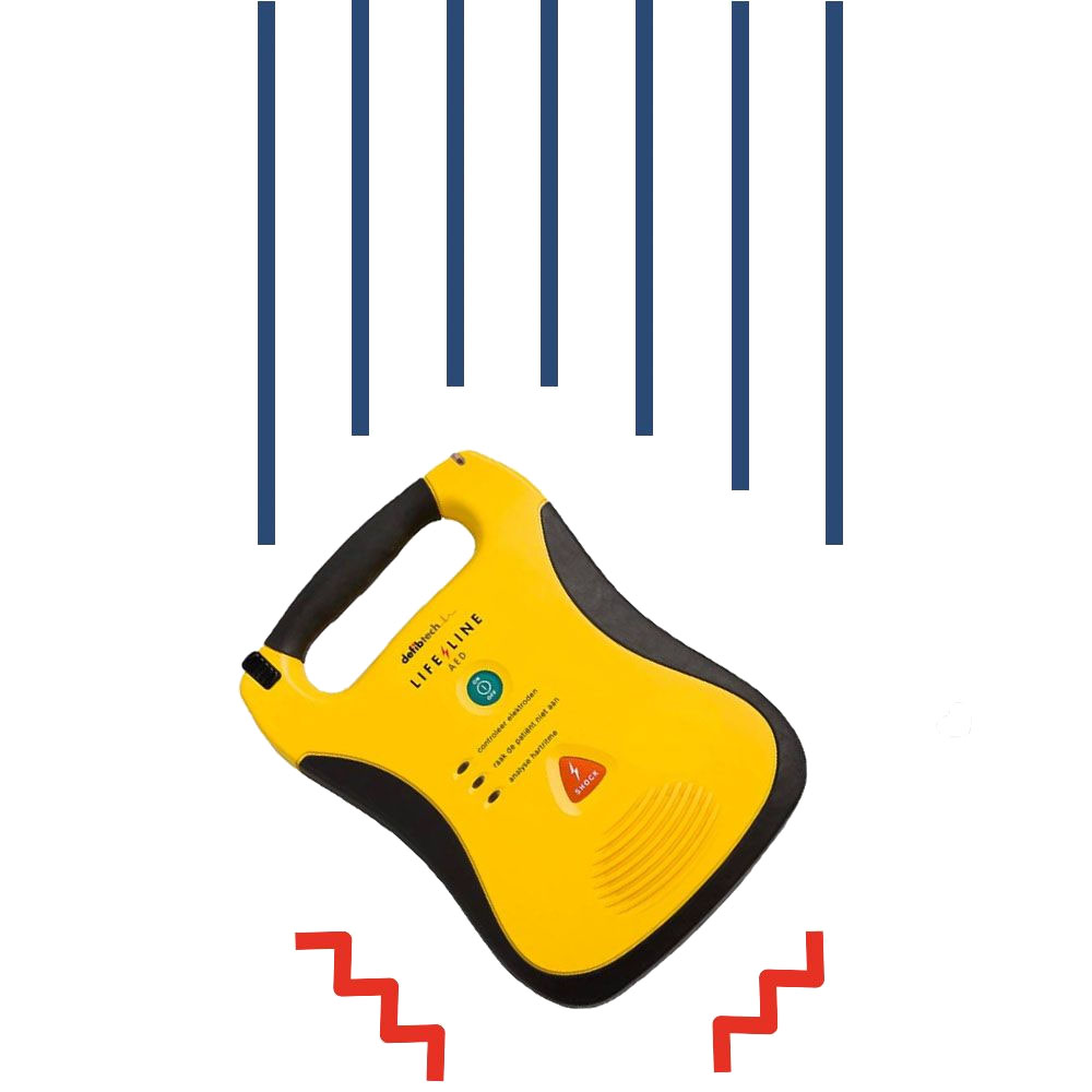 Robuust ontwerp Defibtech Lifeline AED Second Generation